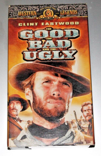 The Good the Bad and the Ugly (VHS, 1999) Clint Eastwood, Lee Van Cleef ...
