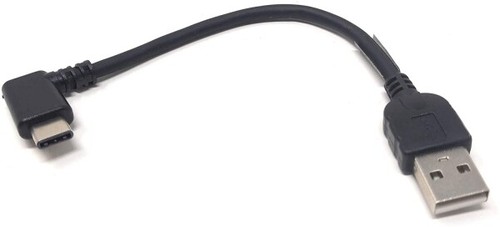 System-S USB 3.1 Type C 90° Angled To USB 2.0 A Cable 10 CM - Zdjęcie 4 z 4