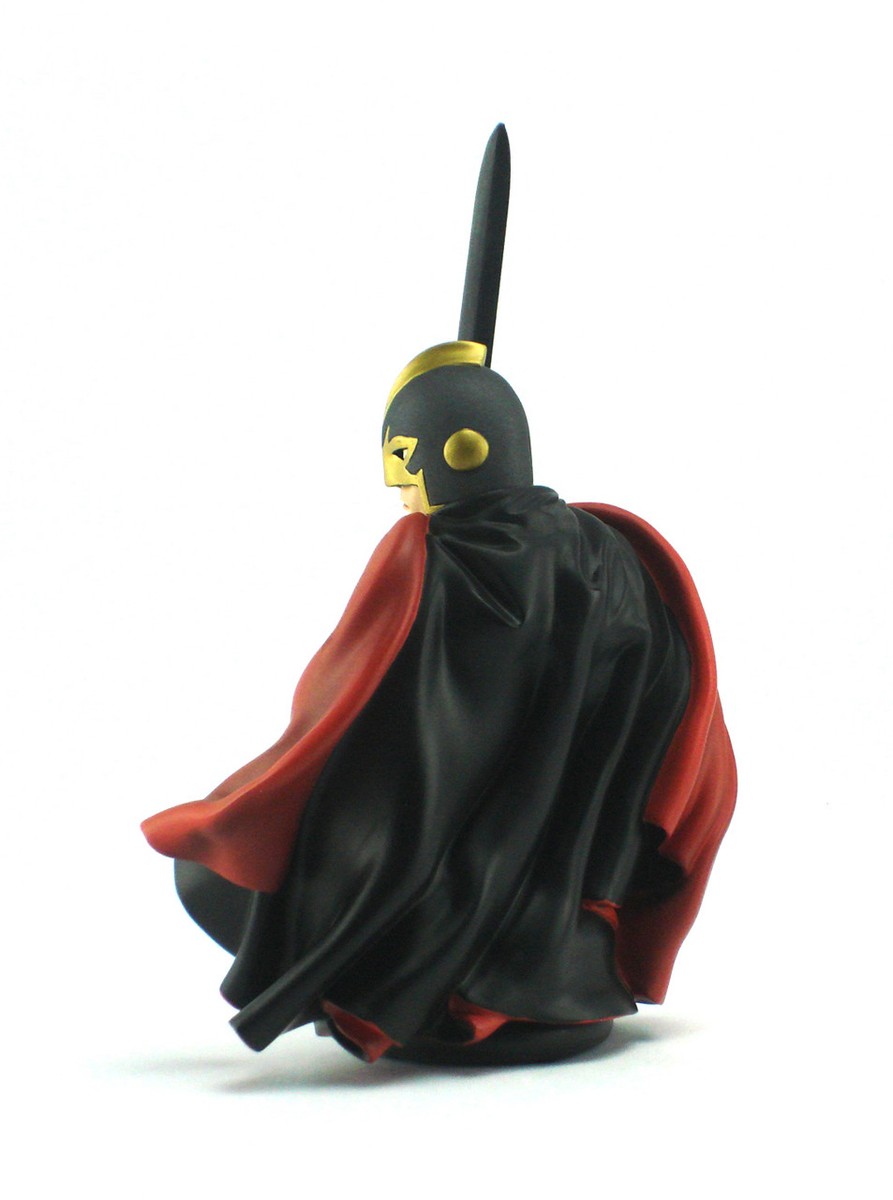 ★ BLACK KNIGHT★  MARVEL MINI-BUST Bowen Designs Black Knight Mini Bust Red Cape 694/700 Marvel
