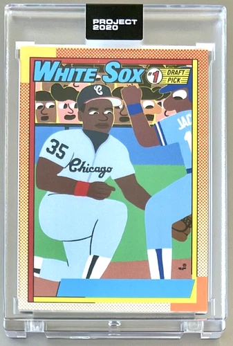 TOPPS PROJECT 2020 #141 FRANK THOMAS by Artist KEITH SHORE ** WHITE SOX  1990