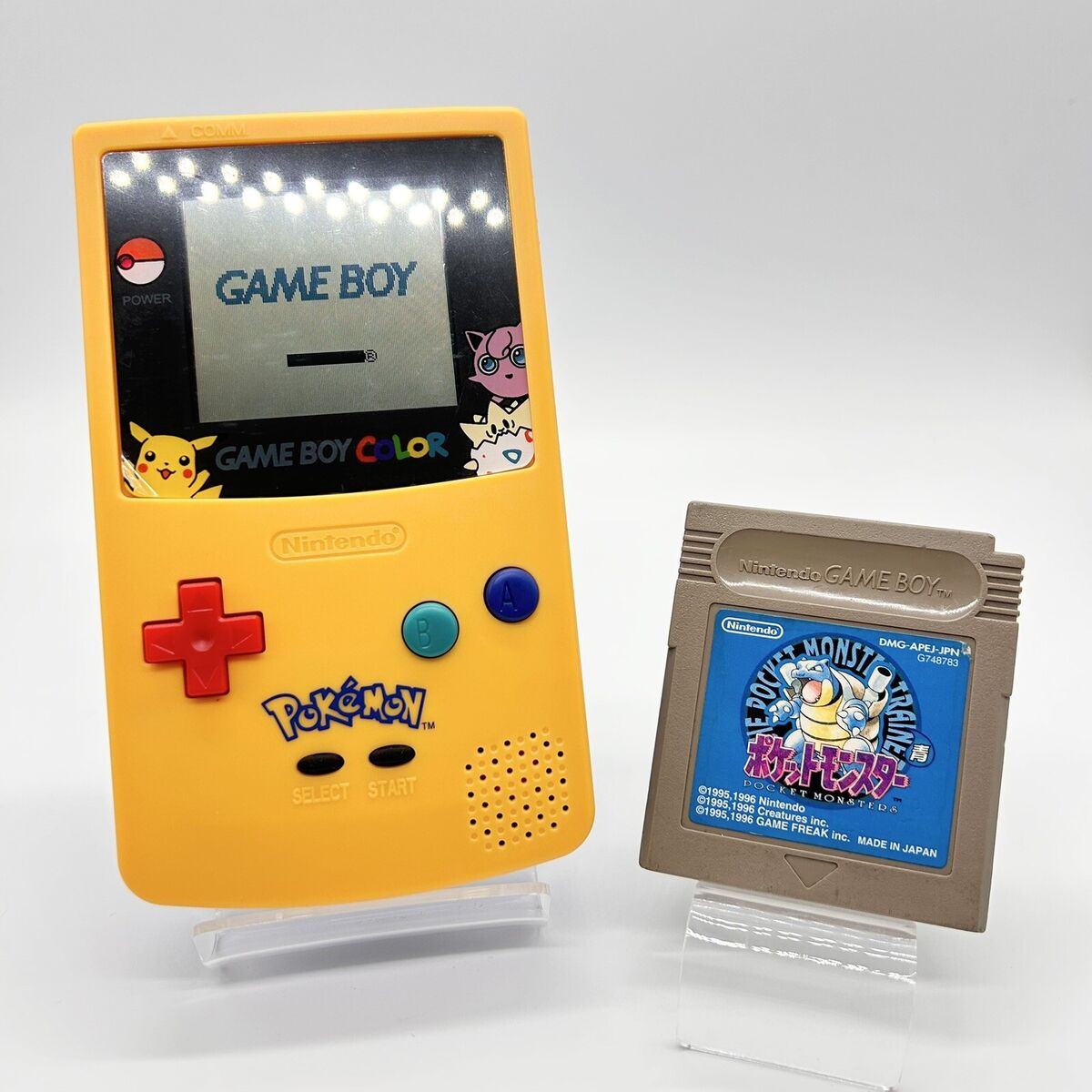 Customized Nintendo Gameboy Color Pokemon Pikachu Edition Customized Nintendo Gameboy Color Pokemon Pikachu Edition