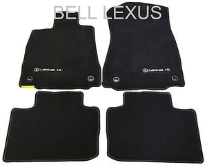 Lexus OEM Factory 4pc Floor Mats Black Is250 / Is350 2014 Rear Wheel Drive