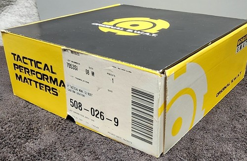 BRAND NEW ORIGINAL S.W.A.T. #115101 MEN'S CLASSIC 6 INCH TACTICAL BOOTS, SIZE 8 - Picture 3 of 23