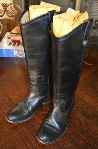 leather riding boots size 6