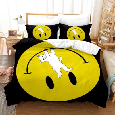3D Ripndip Cat Quilt Cover Set Bedding Sets Pillowcases