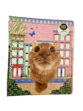Binder 2011 HANA DEKA CLUB Yoneo Morita 3 Ring Cat Top Flight Back To School