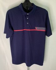 Callaway short sleeve golf polo blue mens size large