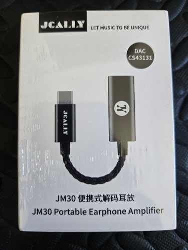 JCALLY JM30 Amplificatore Auricolare Portatile Cuffie DAC CS43131 USB-C a 3,5mm