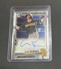 *SIGNED* Adam Kerner 2021 Bowman Chrome Prospect Auto RC San Diego Padres