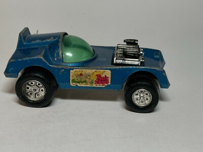 未開封！1971年アメリカ製Tootsietoy Super Slicks Tootsie Toy Super Slicks Blue Twin Shaft Car Diecast 1970's