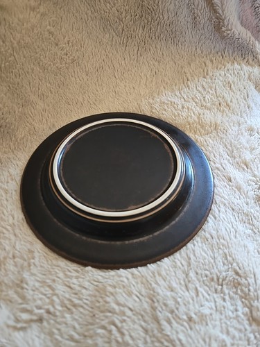 Vintage Brown Arabia of Finland Ruska 7" Side Salad Bread Plate Stoneware - Picture 4 of 6