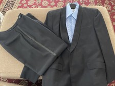 Vintage After Six Rudofker Tuxedo Suit Jacket, Shirt, Pants Set JL 