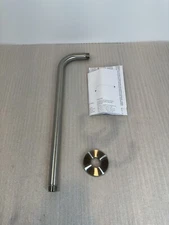 Miseno MNOSA216ZBN 16" Rain Shower Arm and Flange - PVD Brushed Nickel 