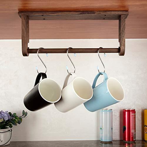 Wood-Paper-Towel-Holder-Under-Cabinet-Kitchen-Handmade - Wall Mounted/Adhesiv... - Picture 4 of 9