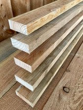 10x LÄRCHE 3,2 x 7,5 x 100 cm BRETT BRETTER SCHALUNG HOLZ BAUHOLZ SICHTSCHUTZ