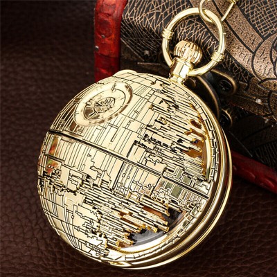 Steampunk Stars Wars Series Musical Pocket Watch Fob Chain Music Watches XMAS DE