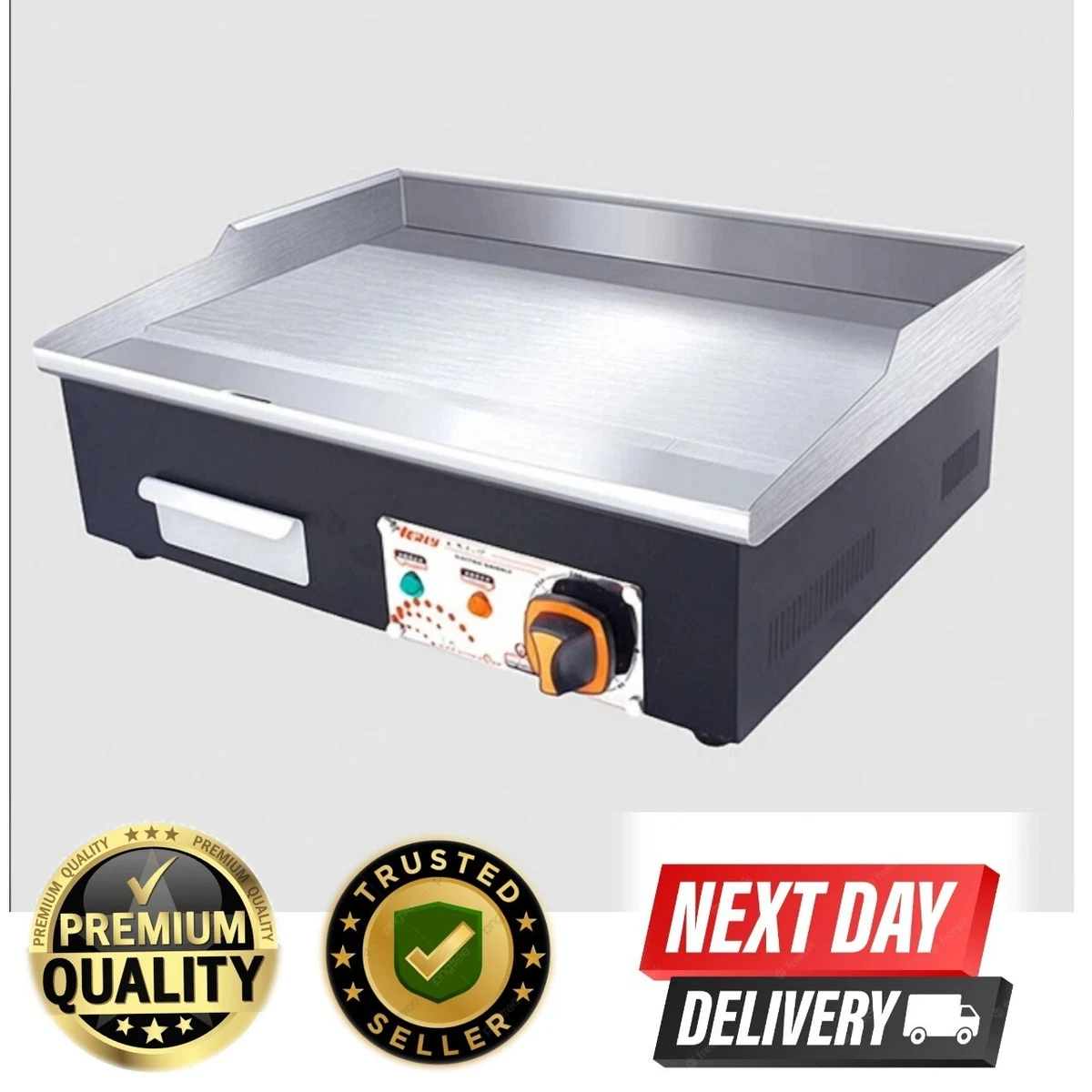 Commercial Electric Griddle 55cm With Heavy Duty Element Hot Plate | eBay