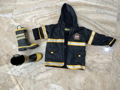 kids fireman costume With Boots