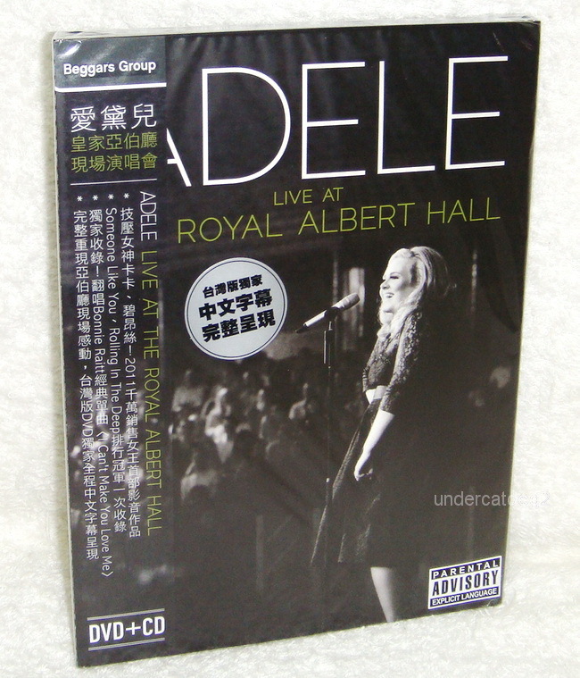 Adele Live At The Royal Albert Hall Taiwan Ltd CD+DVD+4
