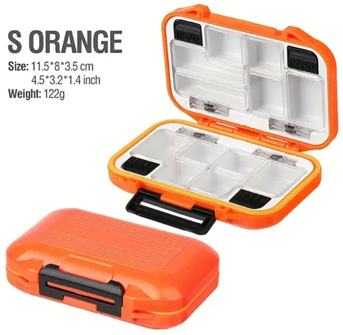 1x Fishing Lure Bait Tackle 2 Layer Storage Box Case Waterproof Compartments NEW - Picture 75 of 150