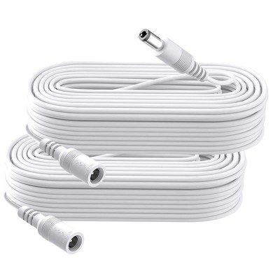 5M 16FT DC Power Extension Cable 5.5mm x 2.1mmfor CCTV Camera IP WiFi CameraD...