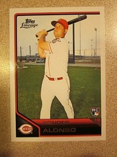 2011 TOPPS LINEAGE #159 YONDER ALONSO ROOKIE CARD RC CINCINNATI REDS