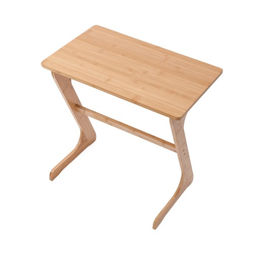 Proman Products Cambridge Bamboo Laptop Table, Bedside, Side, Desk Table - Picture 2 of 7
