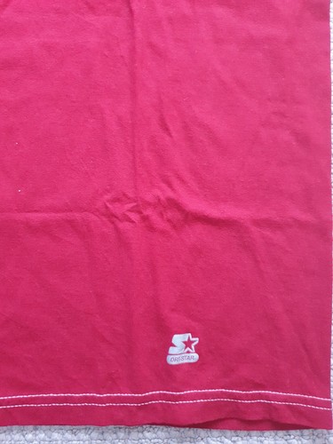 Camiseta roja de manga corta grande Starter para hombre - Imagen 2 de 12
