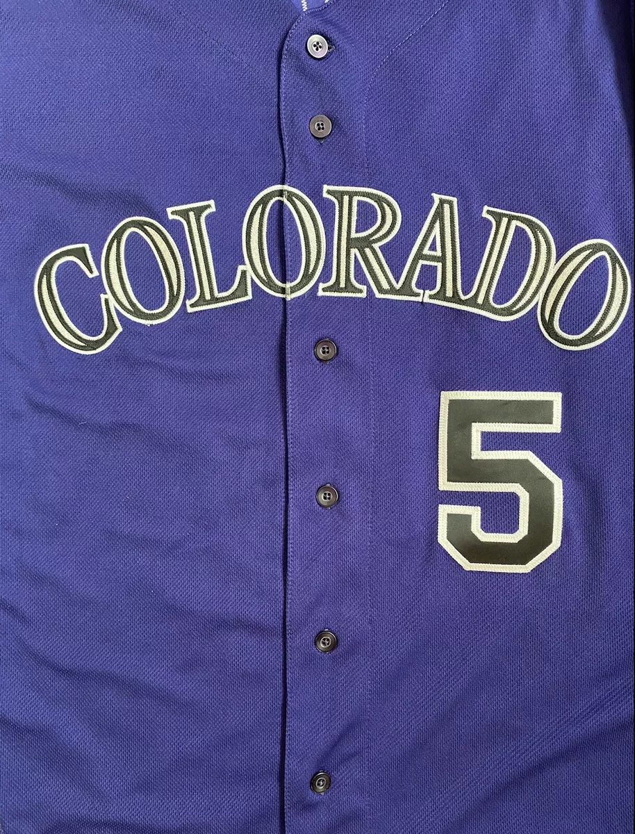 Colorado Rockies #5 Carlos Gonzalez Black Sleeveless Jersey on sale,for  Cheap,wholesale from China