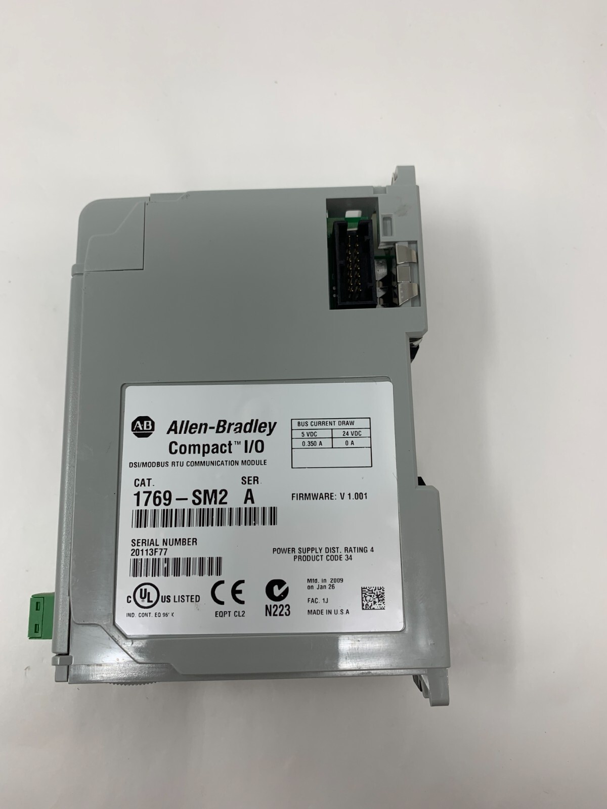 Allen-Bradley 1769-SM2 DSI MODBUS RTU Communication Module Series A | eBay