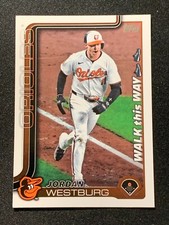 2025 TOPPS SERIES 1 CELEBRATION JORDAN WESTBURG “WALK THIS WAY” SSP #WTW-8