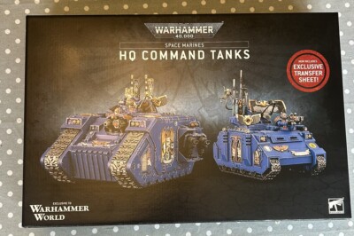 Space Marine HQ Command Tanks - Warhammer World Exclusive - Games Workshop