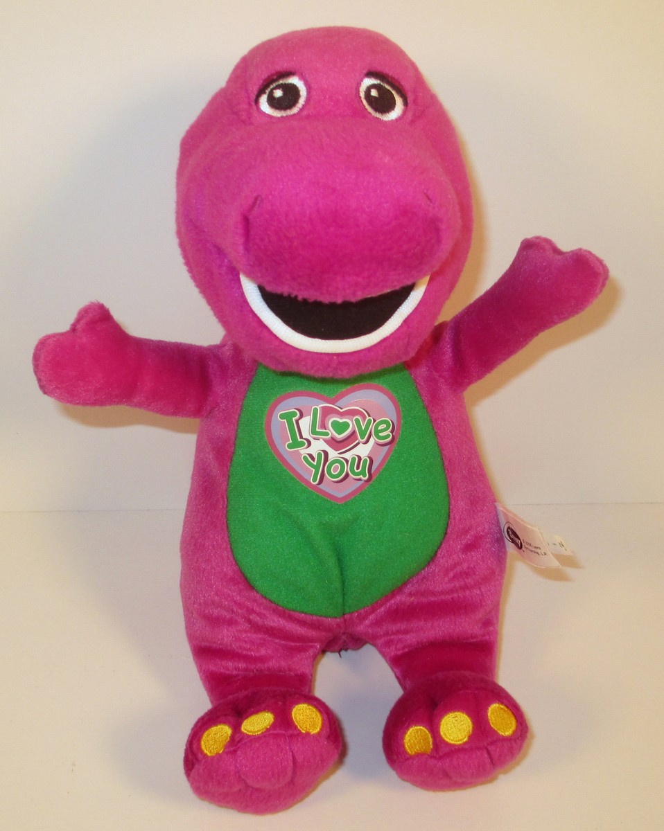 Barney ぬいぐるみ Set of 4 Plush Toys Barney and Friends 7 inch each . New