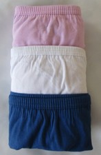 Jockey Elance 100 Cotton Brief Underwear - Women's Size 8 - 3 Pack - New