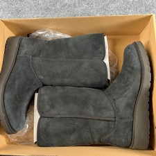 UGG Classic Short Black Suede Boots Women's Size 9