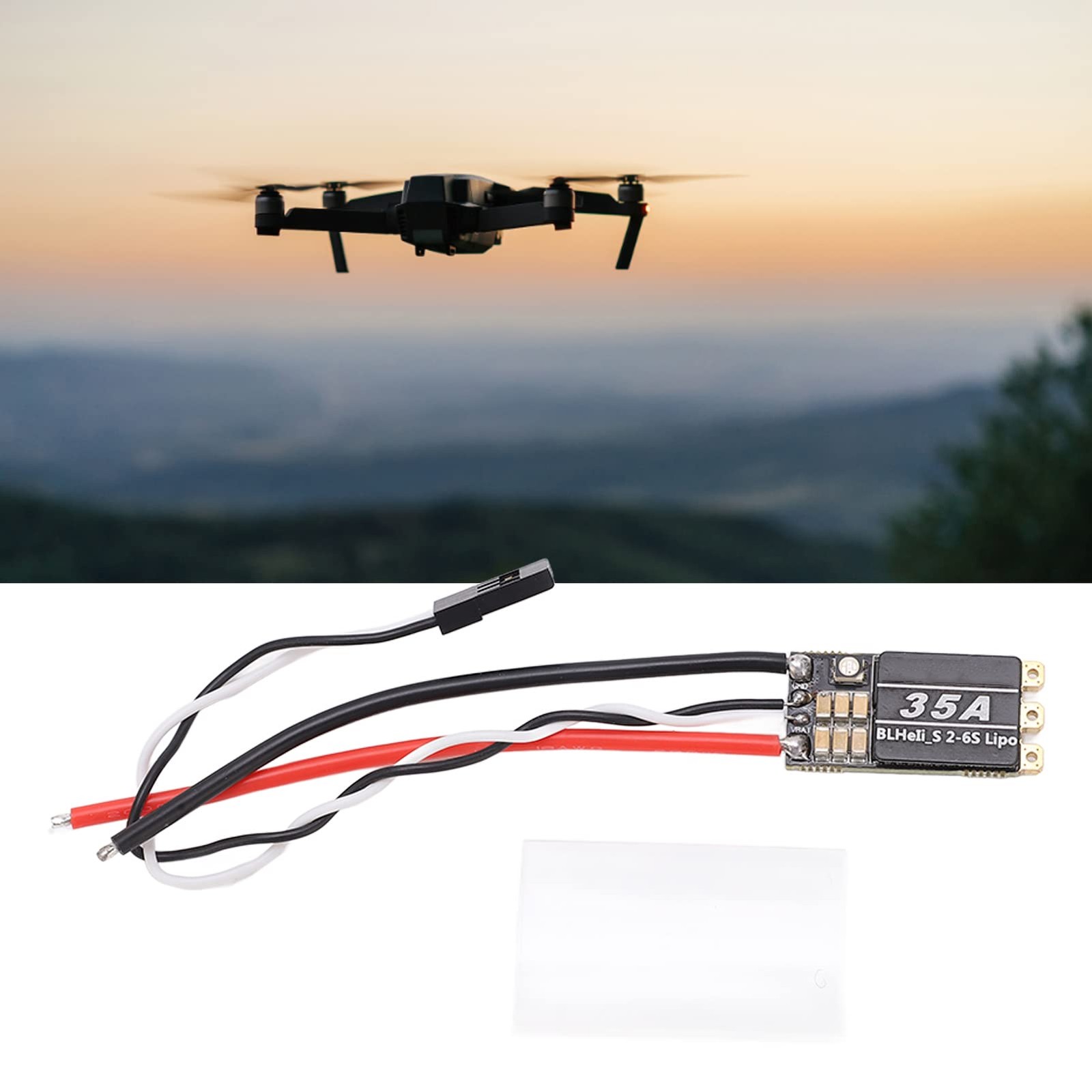 ESC Brushless 35A BLHeli_S 2-6S Lipo pour Drone FPV et Quadricoptère de Course