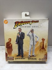 New Hasbro Indiana Jones The Adventure Series 'Rene Belloq and Marcus Brody