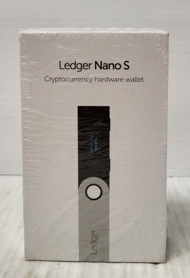 (n93165-2) ledger nano s cryptocurrency hardware wallet