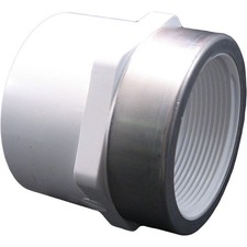 Schedule 80 PVC 2 Stainless Steel Female Adapter