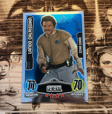 Topps Force Attax Star Wars Karte 201 Lando Calrissian General DE 2012