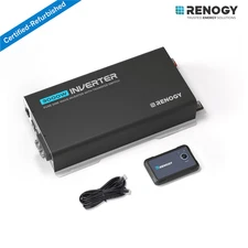 Renogy 12V 3000W Pure Sine Wave Power Inverter W/UPS Transfer Switch Refurbished