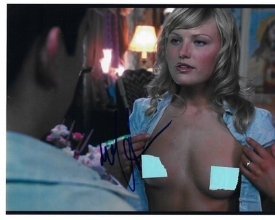 Malin Akerman signed 8x11 photo Sexy Harold & Kumar Movies Actor RARE COA LOOK!