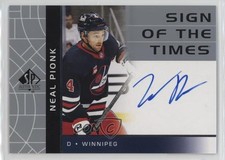 2022 SP Authentic 2002-03 Retro Sign of the Times Neal Pionk #RSOTT-NP Auto 01ck