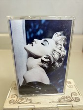 Madonna True Blue Cassette Tape 1986 Sire Records Vintage Pop Album VG Tested