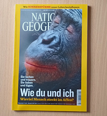 National Geographic 7/2012: Wie du und ich   Wieviel Mensch steckt im Affen?