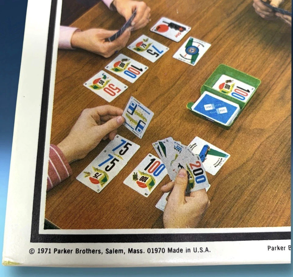 Vintage 1971 Mille Bornes Parker Brothers French Driving Card Game Complete EUC - Image 2 of 3