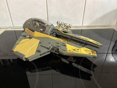 Star Wars EP III ROTS Jedi Starfighter w/Anakin Pilot & Two Buzz Droids (LOOSE)