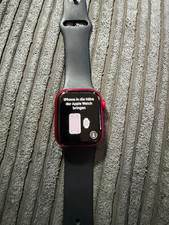 Apple Watch Series 6 40mm Red Aluminium Case Black Silicone Band GPS 32GB