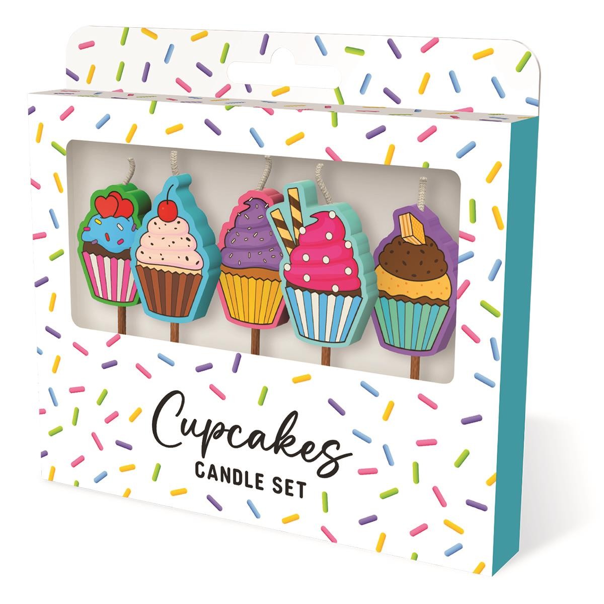 Cupcake Girls Birthday Candles Set Children Novelty Cake Topper Party Decoration