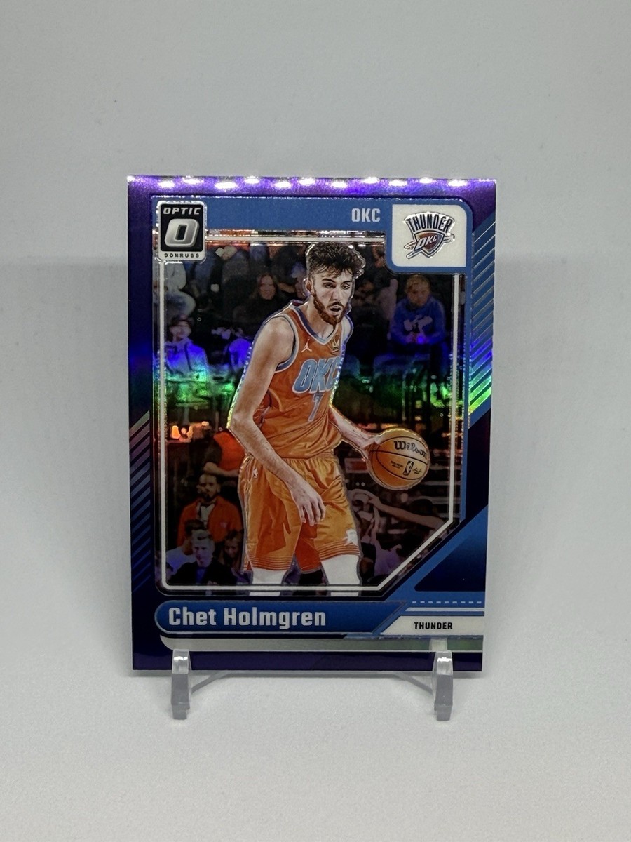 GWセール20%off P-AURA ハードボールレッグス&エルボーガードセット 2024-25 Donruss Optic Basketball Purple Holo PRIZM Chet Holmgren